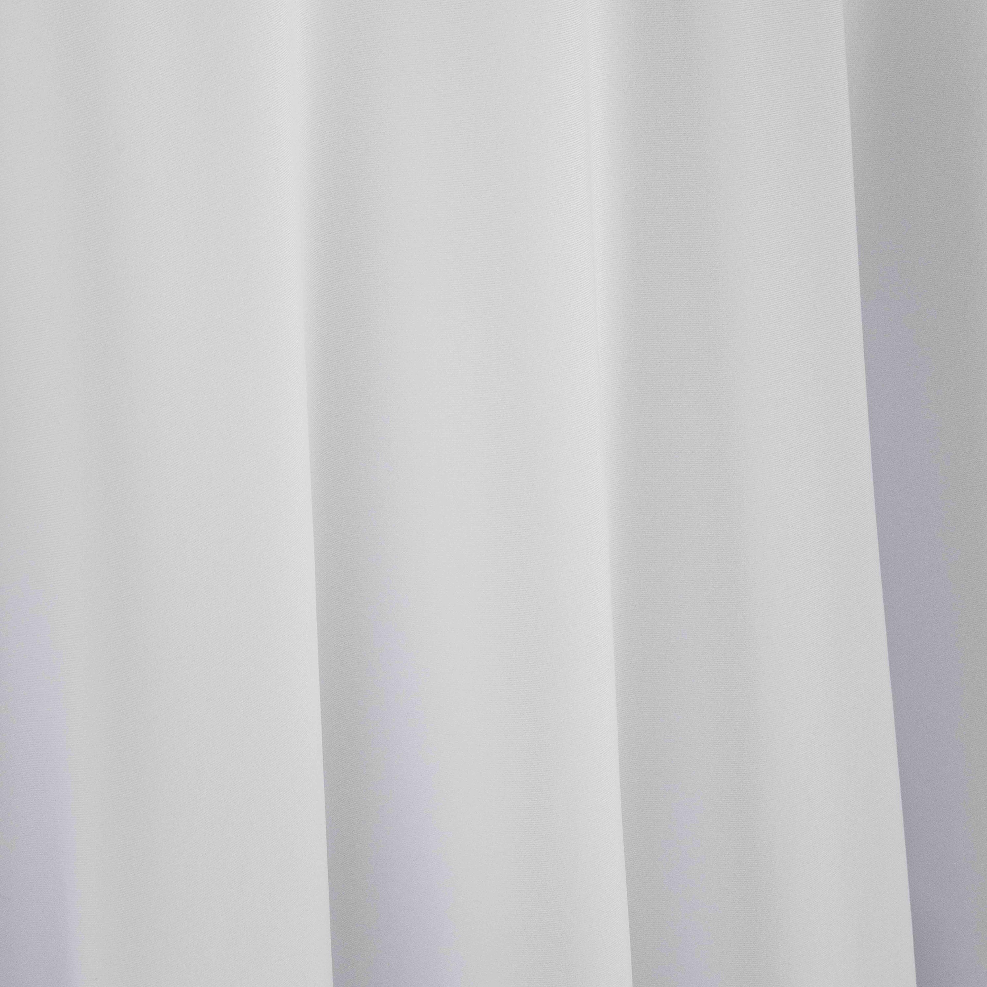 Nappe blanche élastique 180 cm drapée pour table pliante