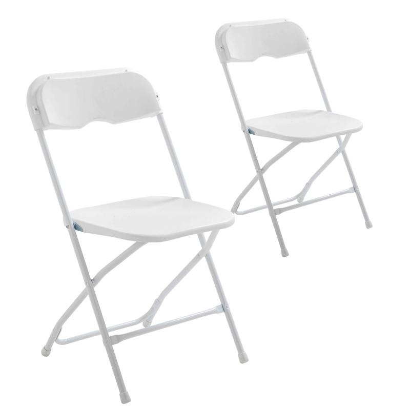Lot de 2 chaises pliantes