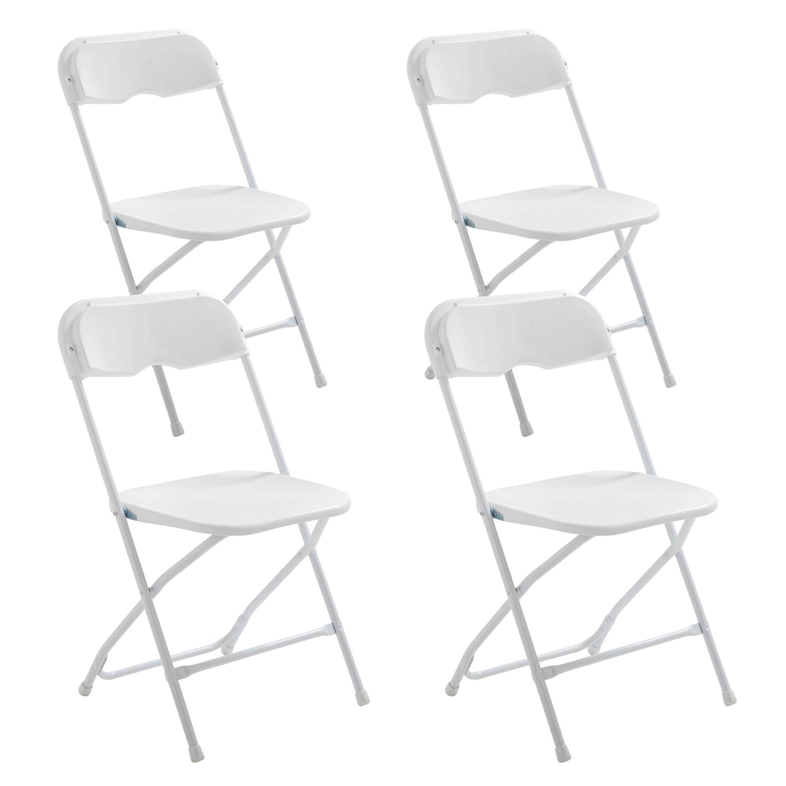 Lot de 4 chaises pliantes de réception