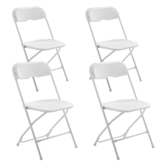 Lot de 4 chaises pliantes de réception