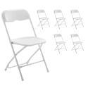 Lot de 6 chaises pliantes de réception