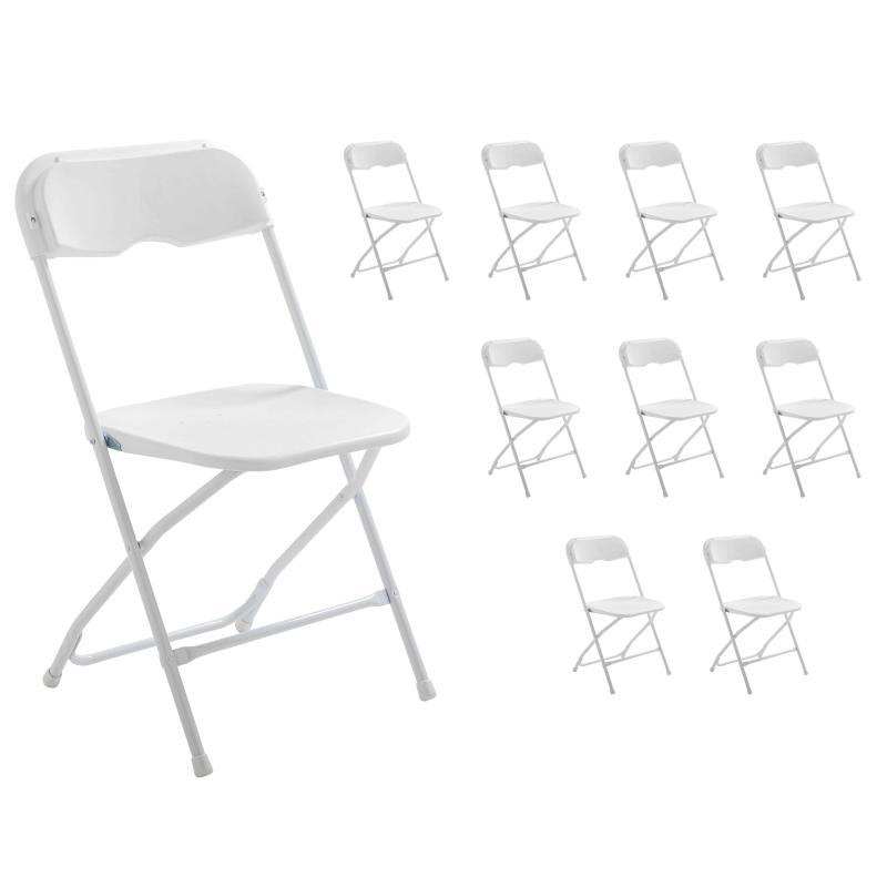 Chaises pliantes de réception Lot de 10