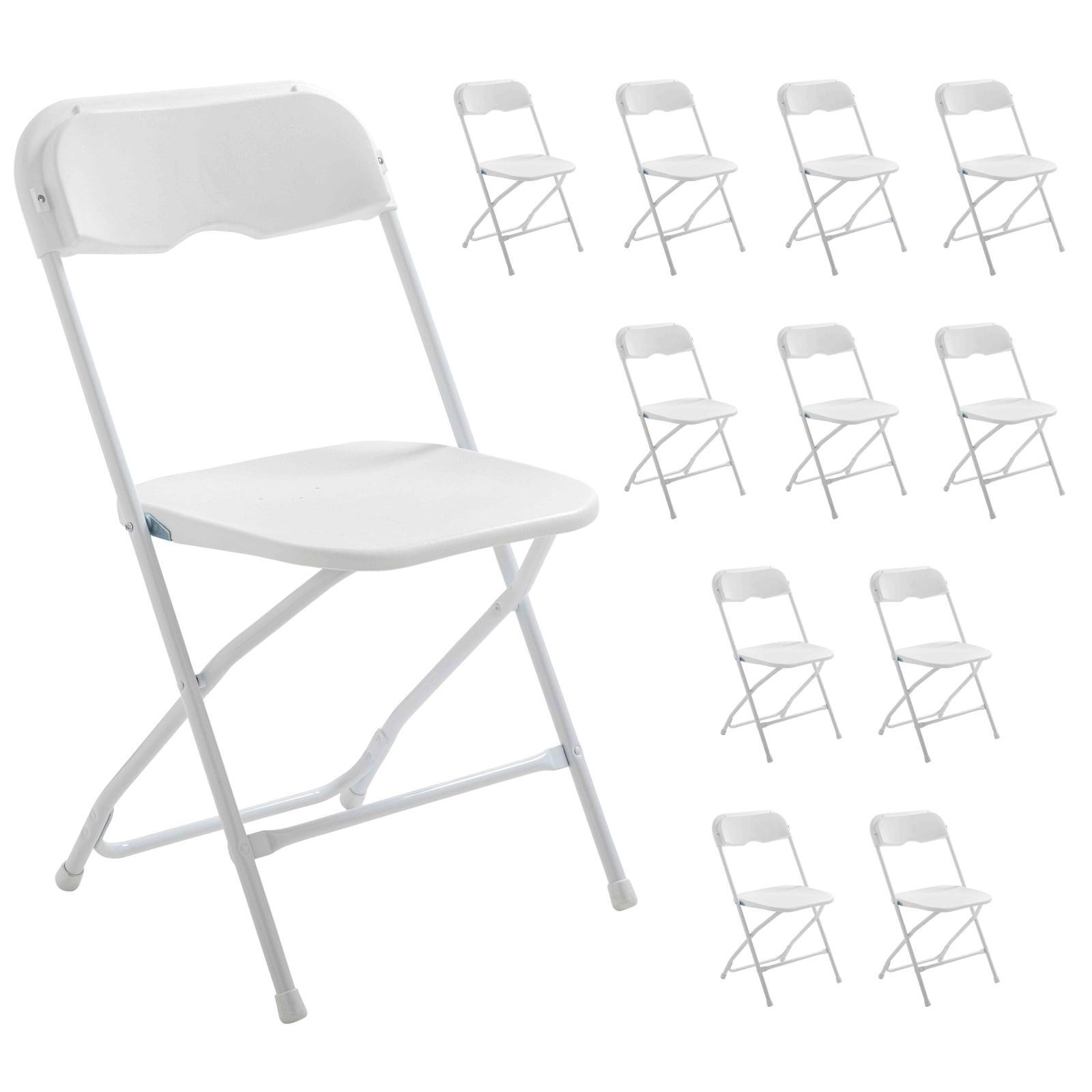 Lot de 12 chaises pliantes de réception