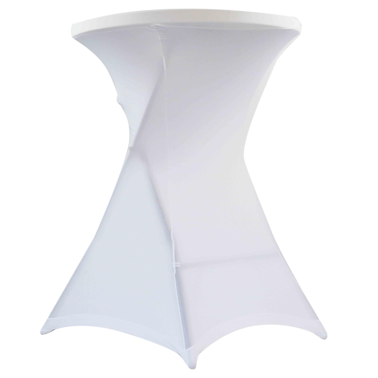 Housse de mange-debout blanche 110x80 cm