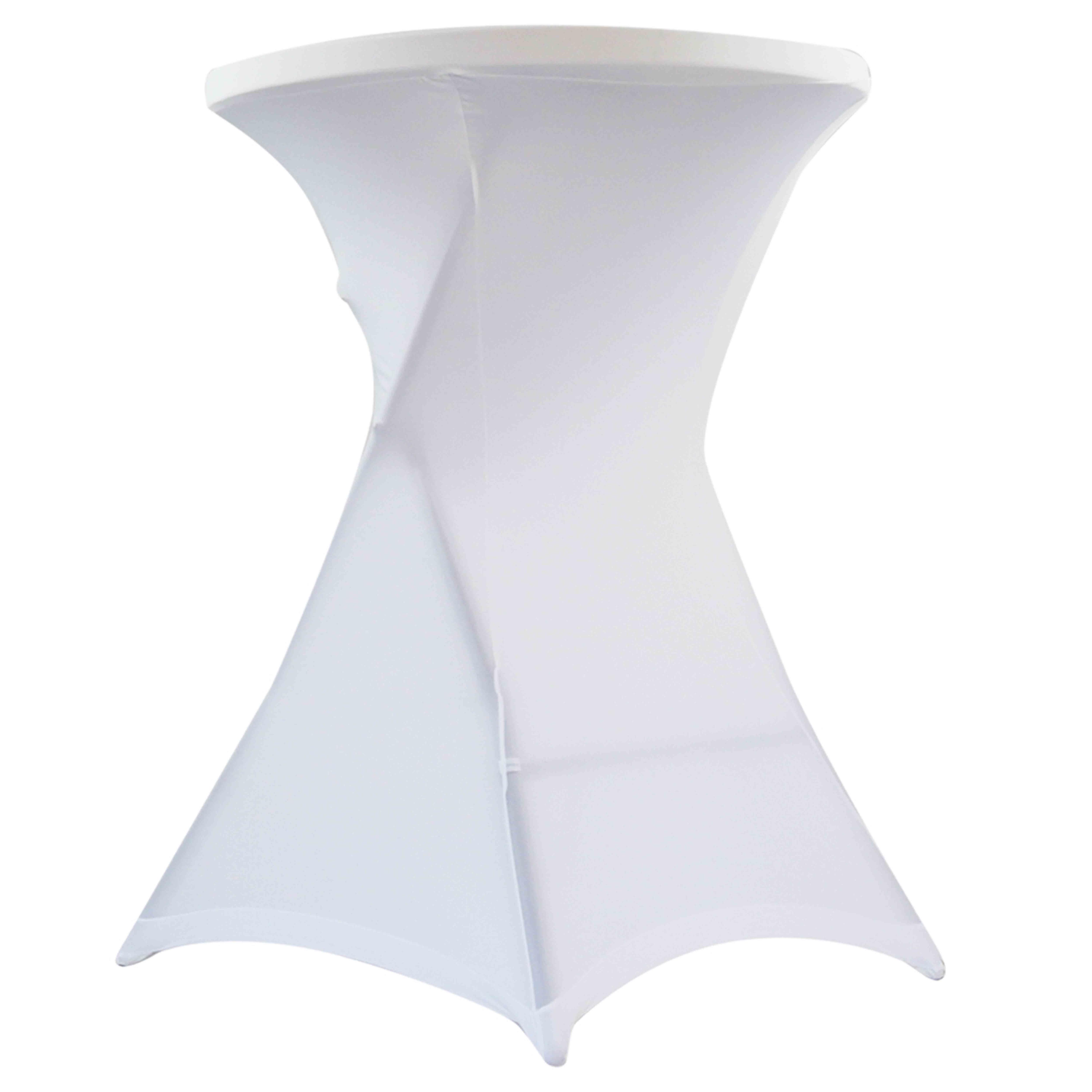 Housse mange debout 80x110 cm blanche 210g - Elasthanne