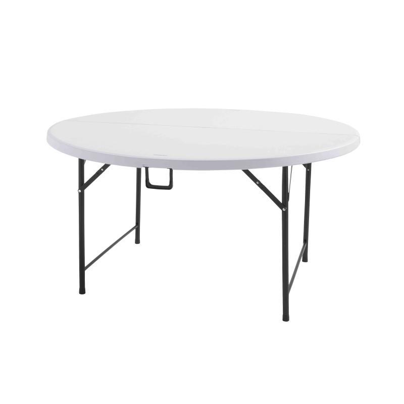 Table pliante ronde 150cm en PEHD - 8 places