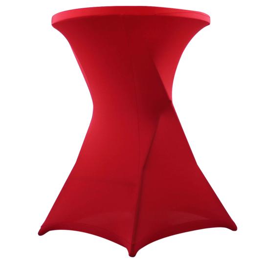 Housse rouge de mange-debout pliant 110x80 cm