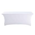 Nappe housse pour table pliante 180cm blanche