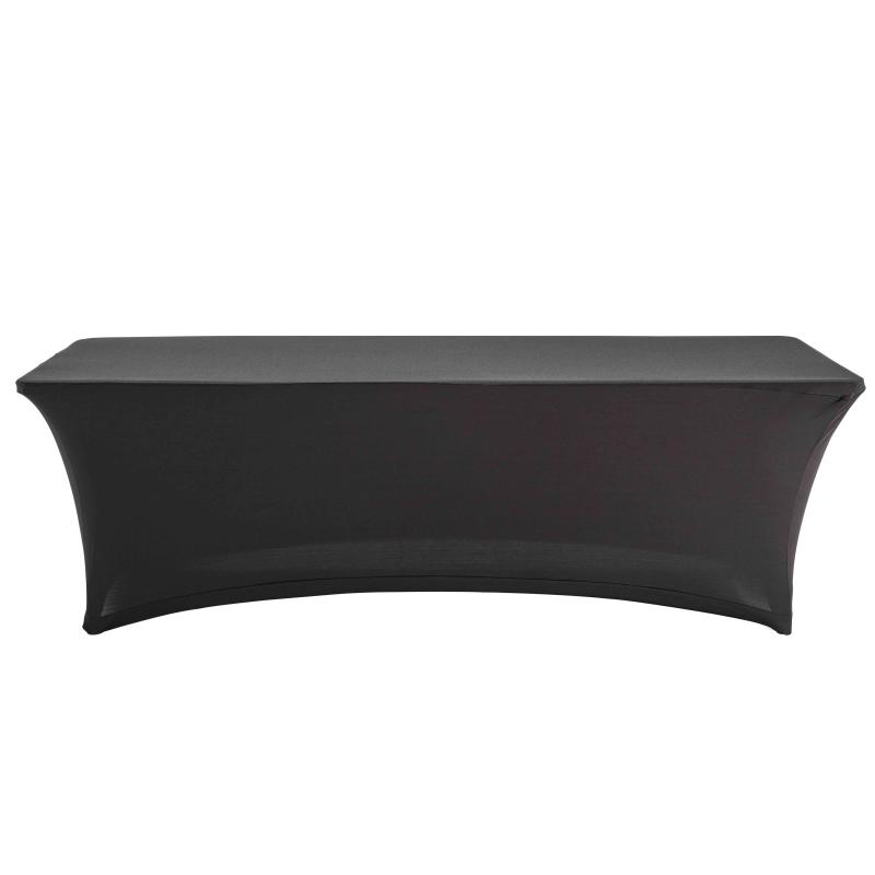 Nappe housse pour table pliante 244cm noire