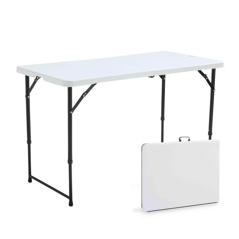 Table et chaises pliantes  4 places 122cm PEHD