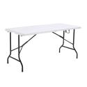 Table et chaises pliantes 162cm 6 places PEHD