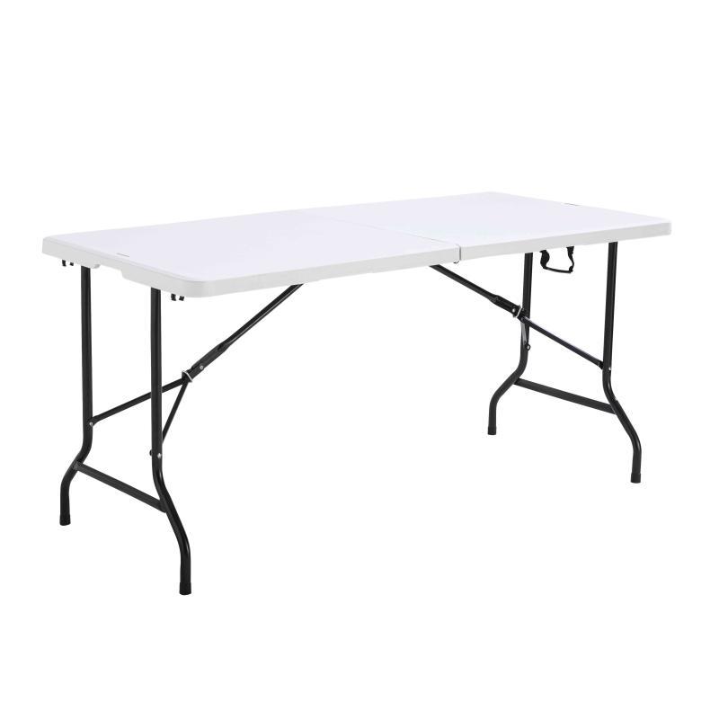 Table et chaises pliantes 162cm 6 places PEHD