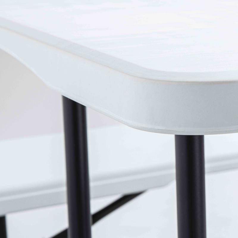 Table et chaises pliantes 162cm 6 places PEHD