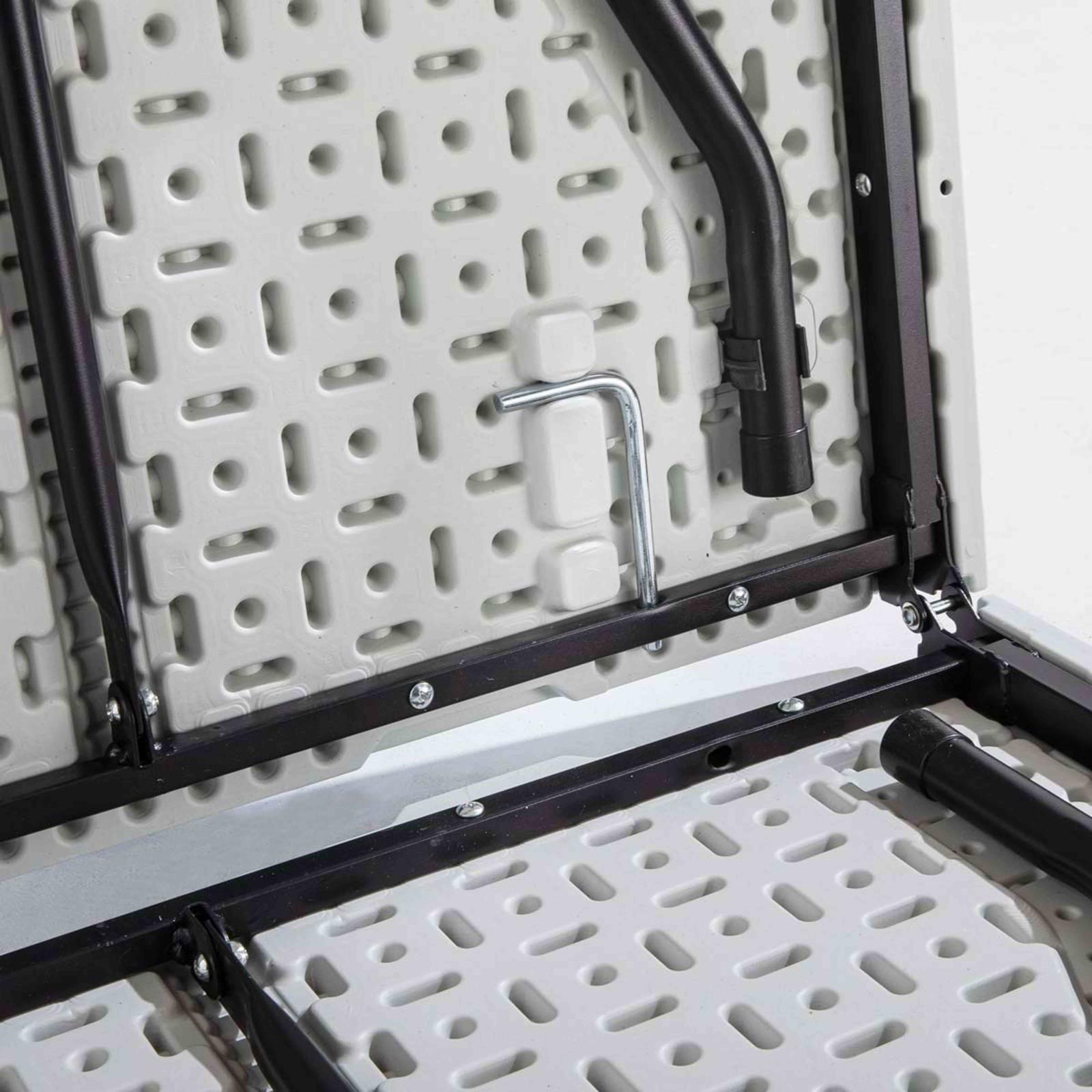 Table et chaises pliantes 162cm 6 places PEHD