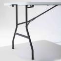 Table et chaises pliantes 8 places 180cm PEHD