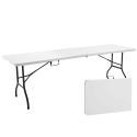 Table et chaises pliantes 10 places 244cm PEHD