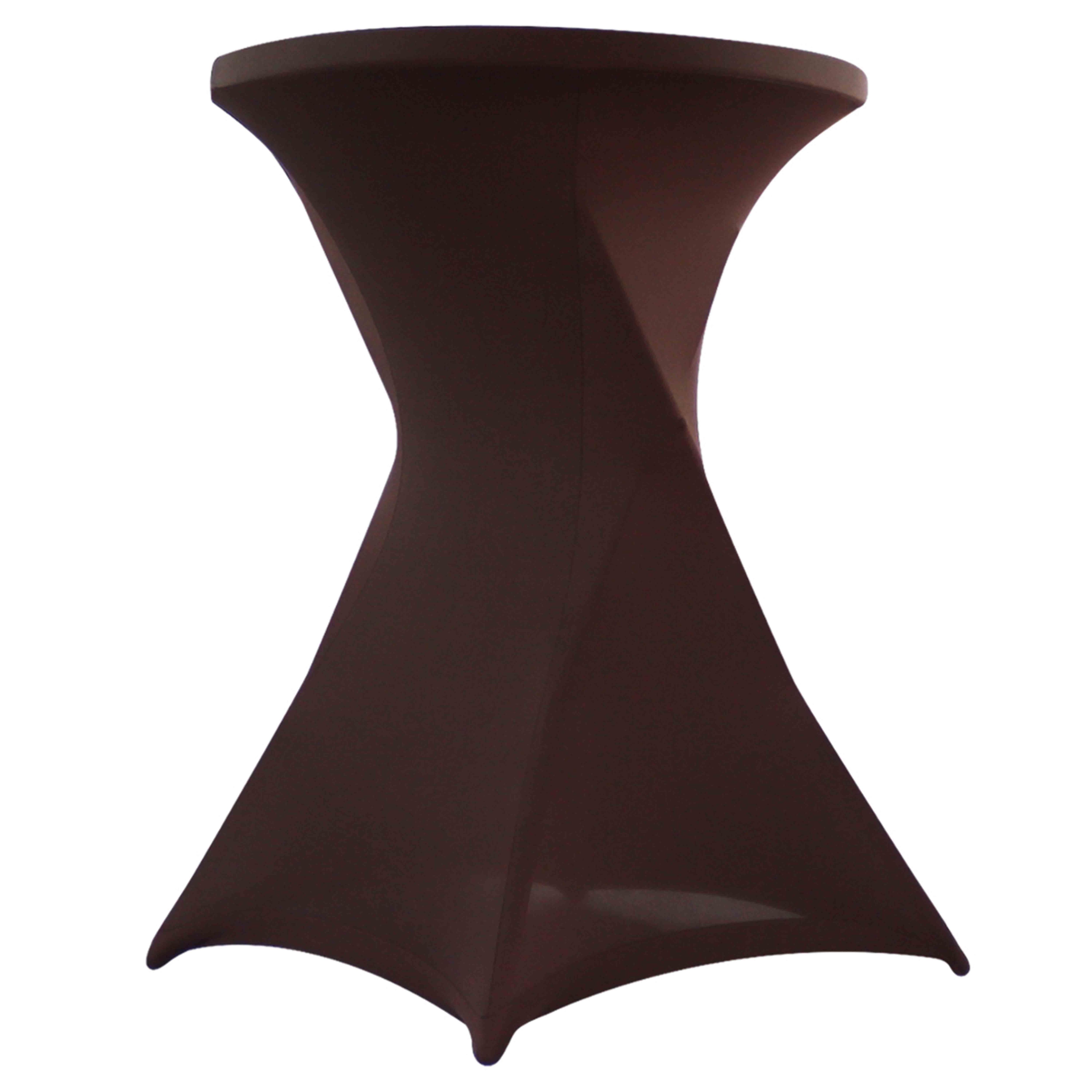 Housse mange debout 80x110 cm marron foncé 210g - Elasthanne