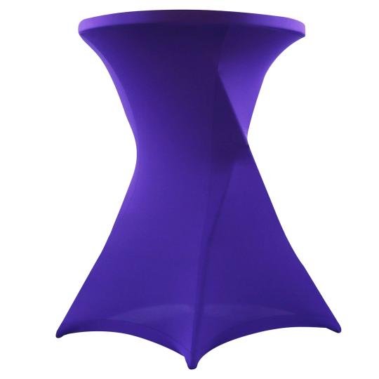 Housse violette de mange-debout 110x80 cm