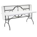 Table pliante 183cm Monobloc -  8 places