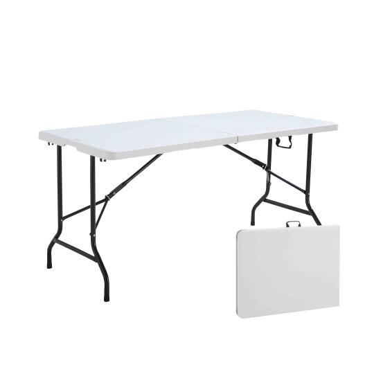 Table Pliante en Plastique Noir TULLE N - Légère et Résistante