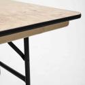 Table pliante en bois 180cm 8 places