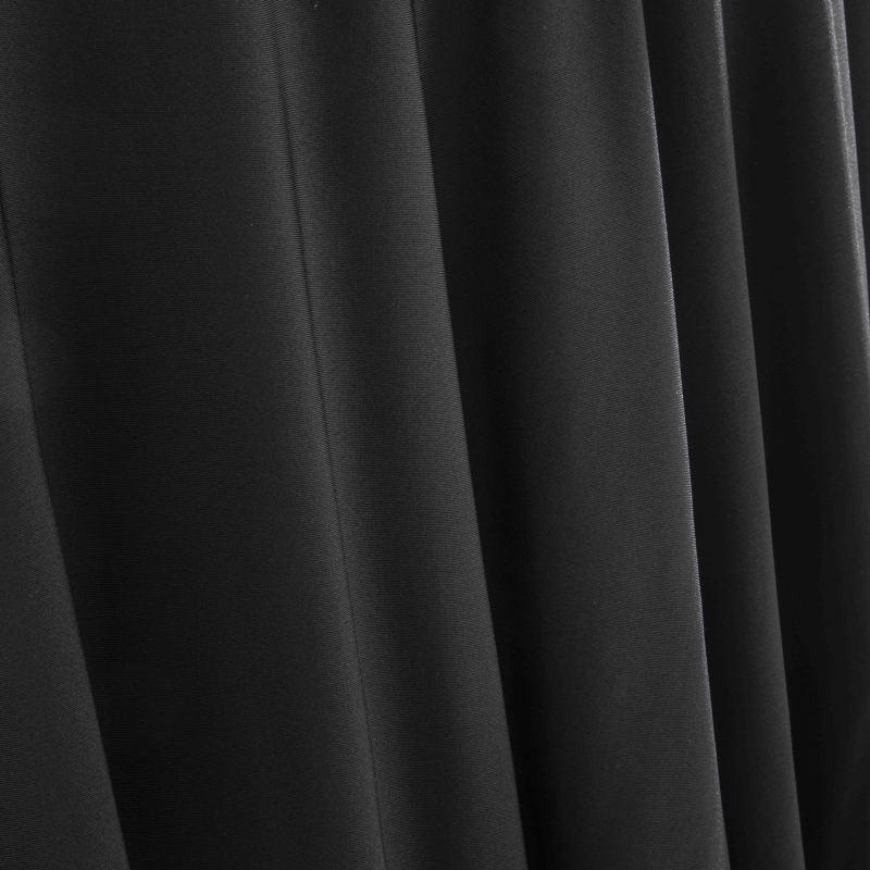 Nappe pour table ronde 180cm élastique noire