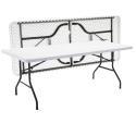 Table pliante 200cm 10 places Monobloc
