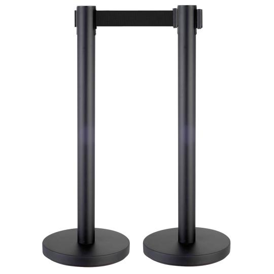 Poteaux de guidage à sangle rétractable