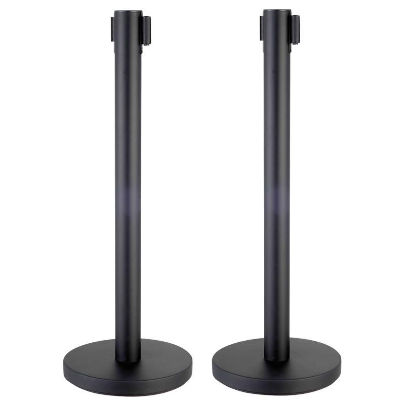 Poteaux de guidage à sangle rétractable