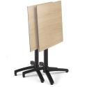 Table carré (60x60 cm) inclinable en HPL