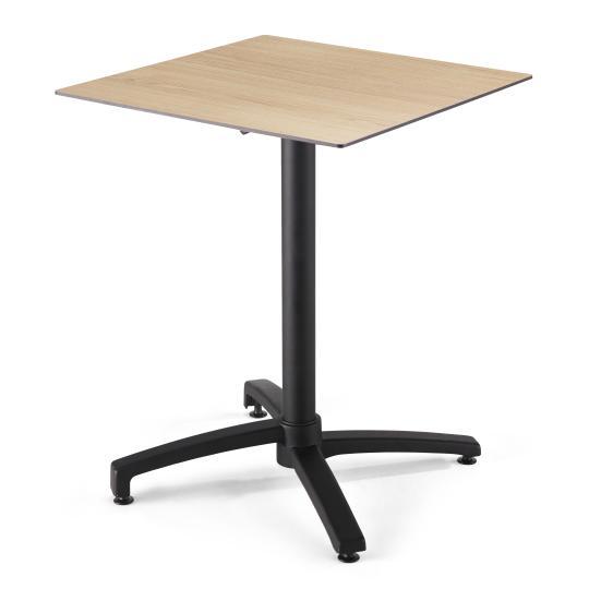 Table carré (60x60 cm) inclinable en HPL