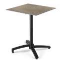 Table carré (60x60 cm) inclinable en HPL