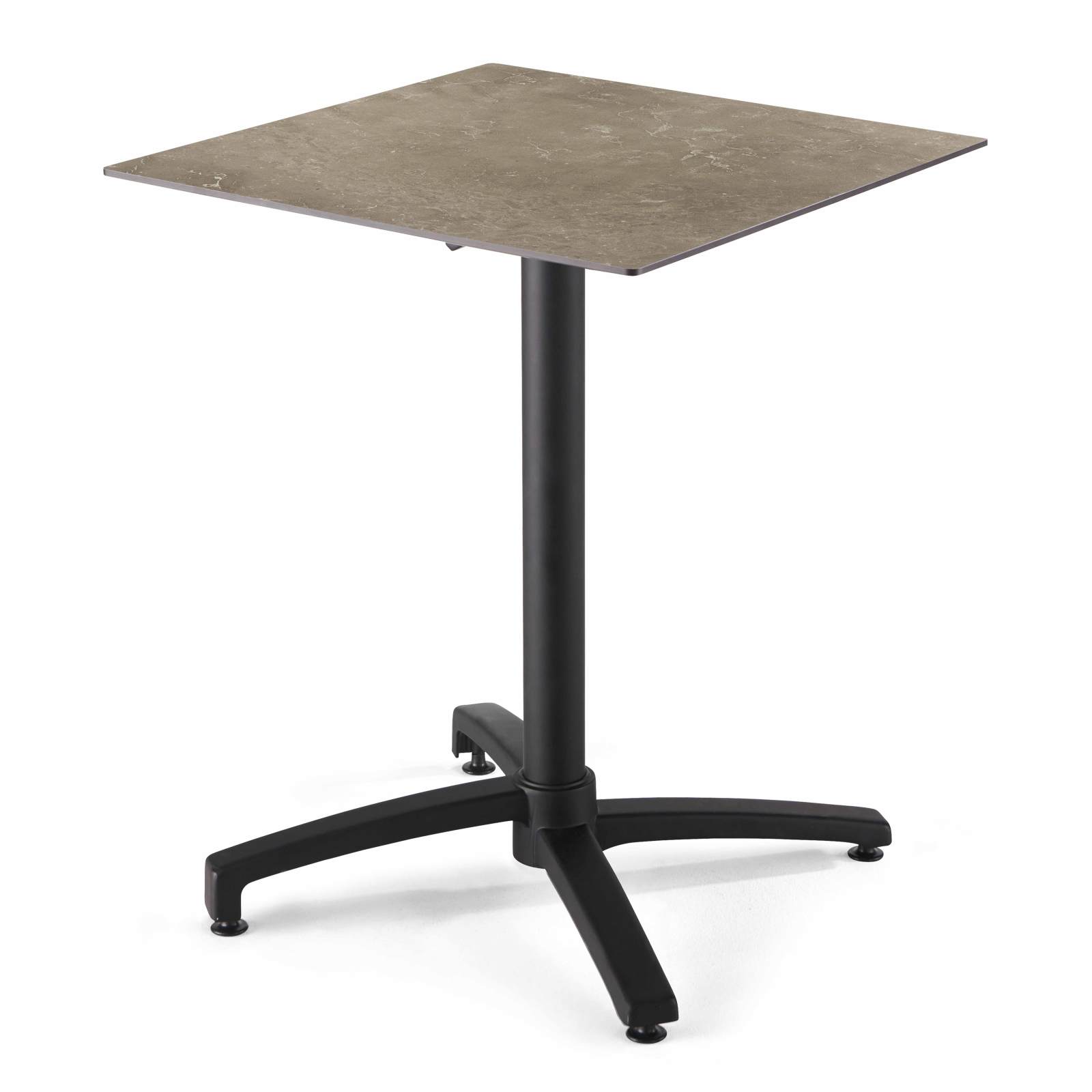 Table carré (60x60 cm) inclinable en HPL