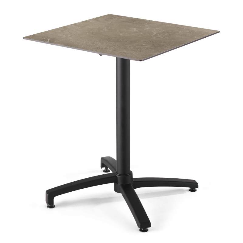 Table carré (60x60 cm) inclinable en HPL