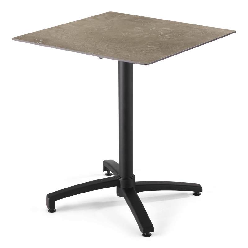 Table carrée (70x70cm) inclinable en HPL