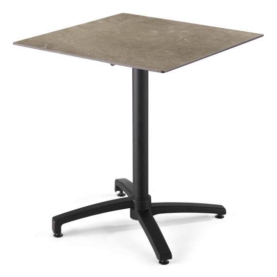 Table carrée (70x70cm) inclinable en HPL