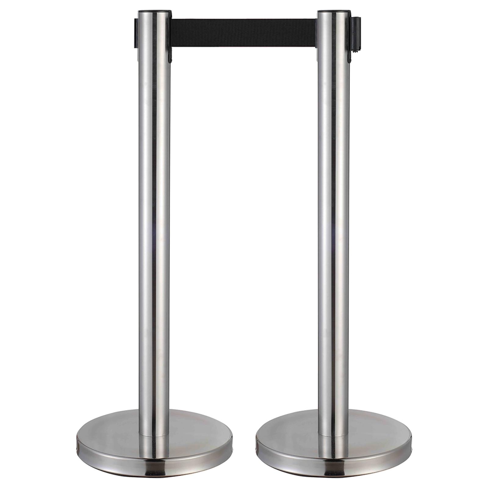 Poteaux de guidage enrouleur chromé Poteaux de guidage enrouleur chromé