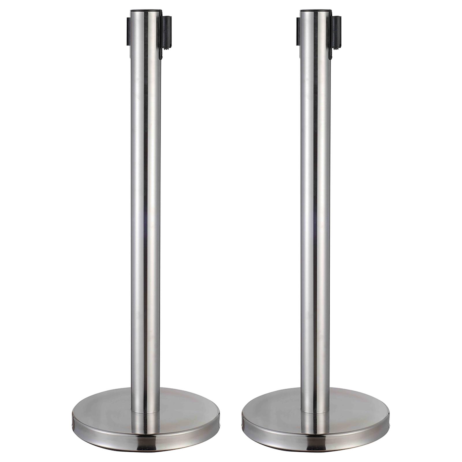 Poteaux de guidage enrouleur chromé Poteaux de guidage enrouleur chromé