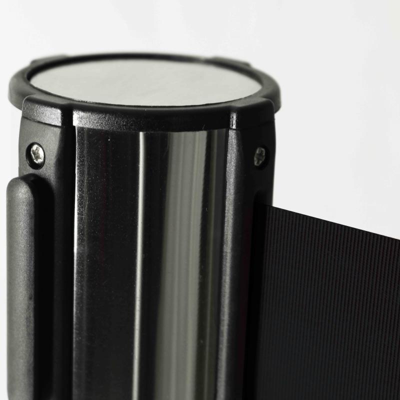 Poteaux de guidage enrouleur chromé