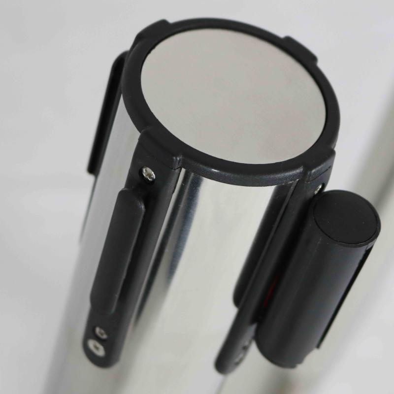 Poteaux de guidage enrouleur chromé