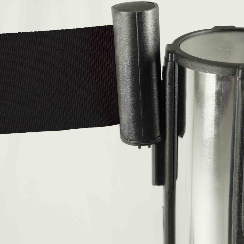 Poteaux de guidage enrouleur chromé