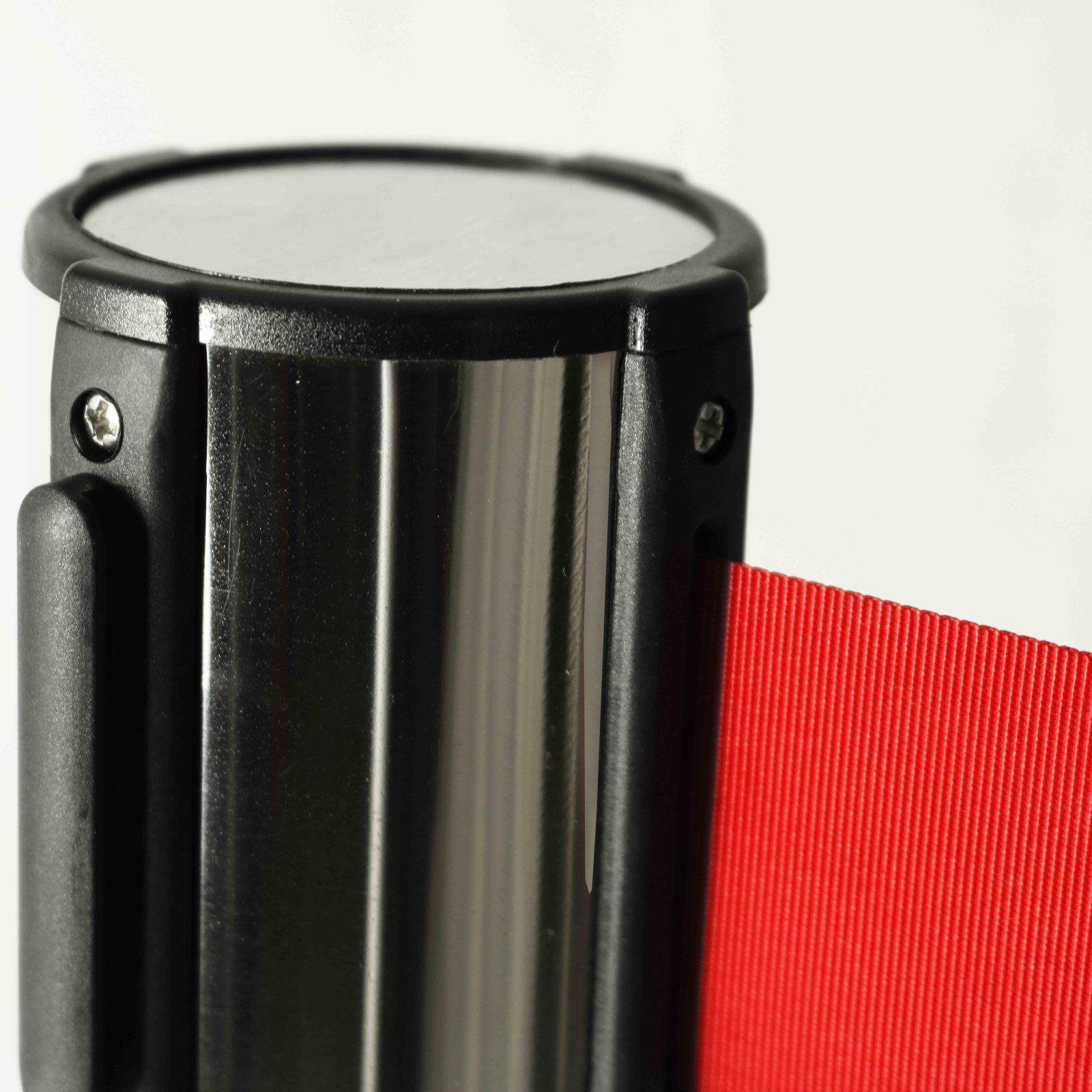 Poteaux de guidage à sangle chromé