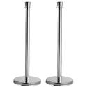 Poteaux de guidage chromés Lot de 2