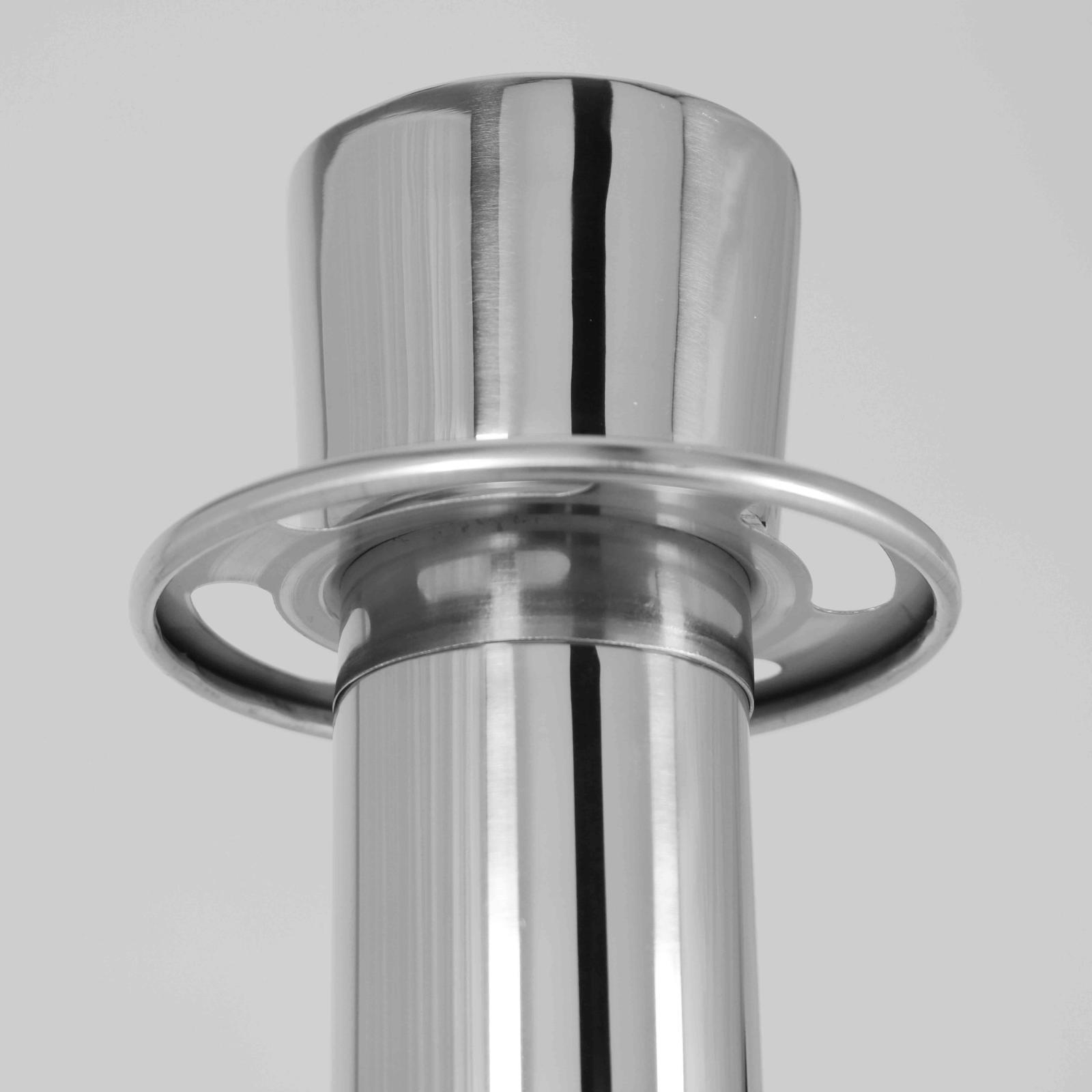 Poteaux de guidage chromés Lot de 2 Poteaux de guidage chromés Lot de 2