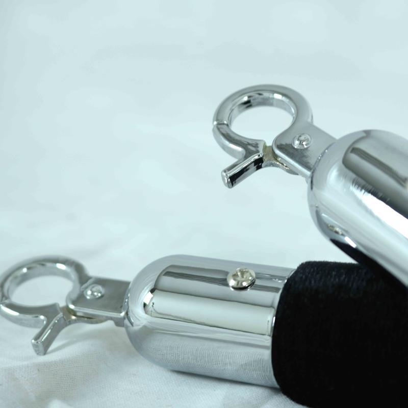 Cordon velours noir pour poteaux de guidage