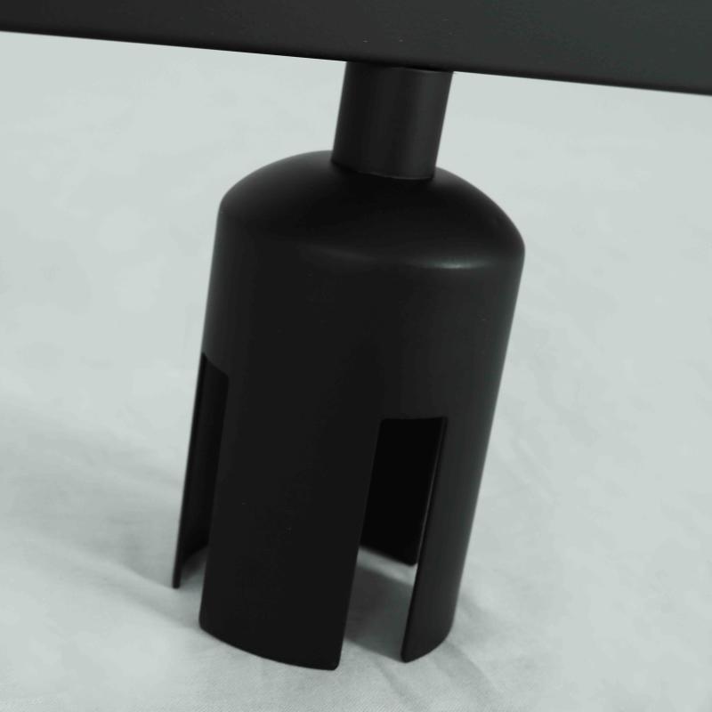 Porte affiche pour poteau de guidage