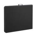 Table pliante noire en PEHD 180cm - 8 places