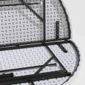 Lot de 10 tables rondes pliantes 180cm - 10 places