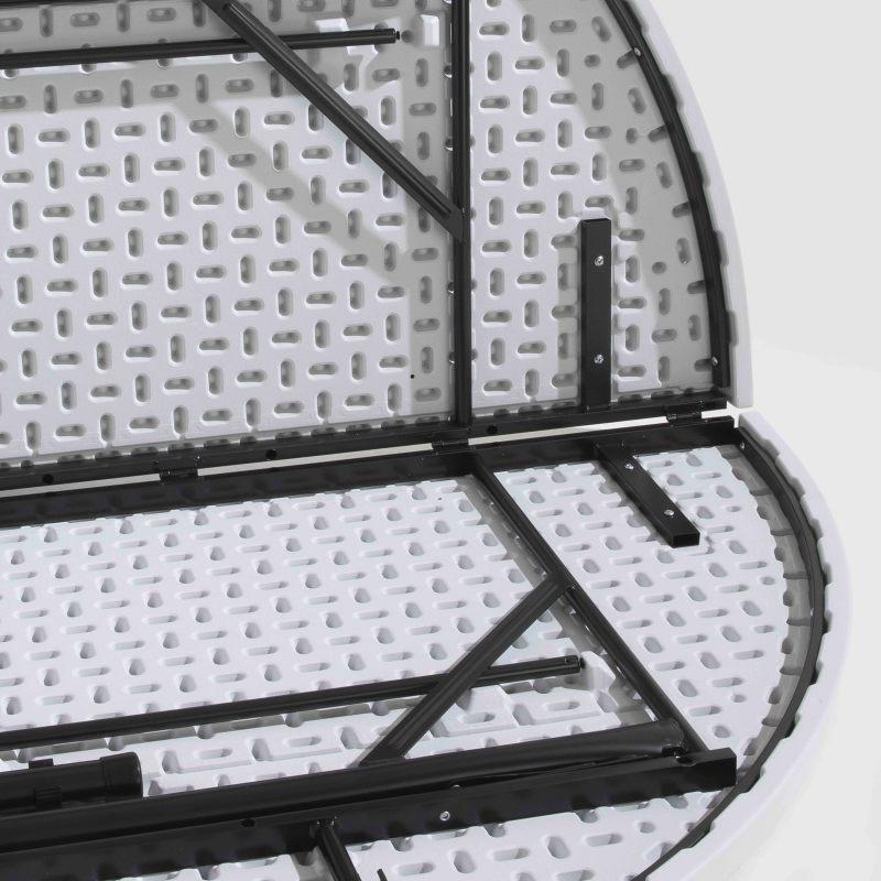 Lot de 5 tables rondes pliantes 180cm - 10 places (5/7)