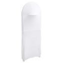 Housse de chaise pliante blanche